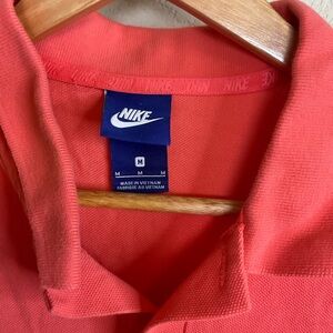 Nike Men's Red Polo Shirt size medium